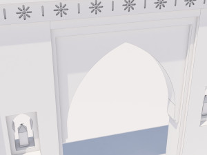 traditional moroccan door marrakech 3D Model
