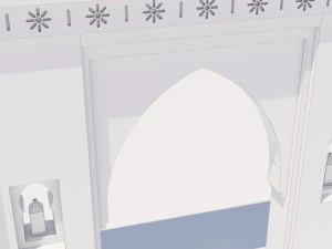 traditional moroccan door marrakech 3D Model