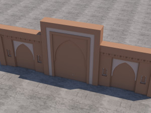 traditional moroccan seat marrakech Modelo 3D