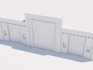 traditional moroccan seat marrakech Modelo 3D