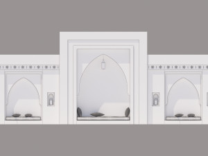 traditional moroccan seat marrakech Modelo 3D