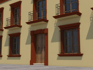 Mexican House 3D Model