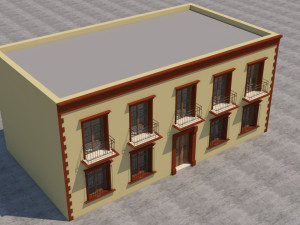 Mexican House 3D Model