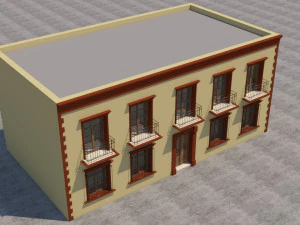 Mexican House 3D Model