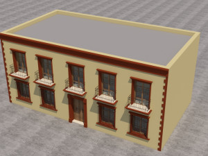 Mexican House 3D Model