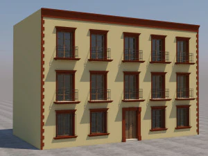 Mexican House 3D Model