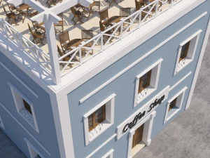 Mexican Coffee Shop 3D Model