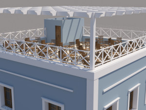 Mexican Coffee Shop 3D Модель