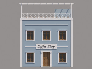 Mexican Coffee Shop 3D Модель