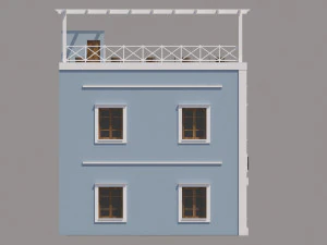 Mexican Coffee Shop 3D Model