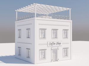 Mexican Coffee Shop 3D Модель