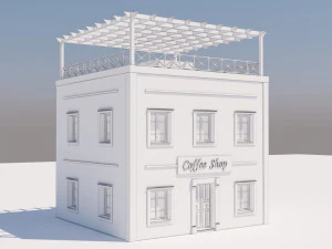Mexican Coffee Shop 3D Model