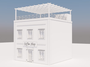 Mexican Coffee Shop 3D Модель