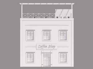 Mexican Coffee Shop 3D Модель