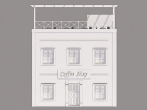 Mexican Coffee Shop 3D Model