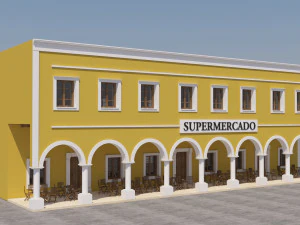 Mexican Supermercado 3D Model