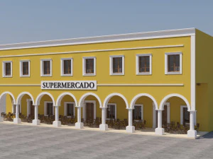 Mexican Supermercado 3D Model