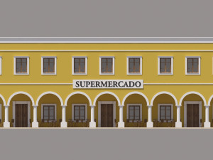 Mexican Supermercado Modello 3D