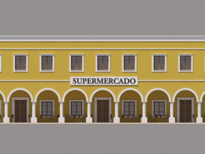 Mexican Supermercado 3D Model
