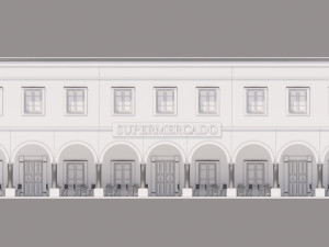 Mexican Supermercado Modello 3D