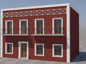 Mexican House 3D Model