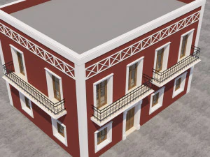 Mexican House 3D Model