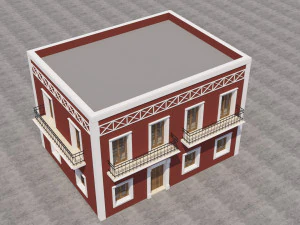 Mexican House 3D Model