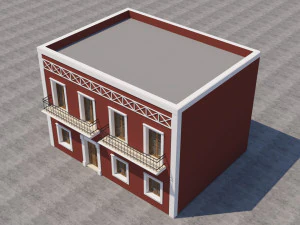 Mexican House 3D Model