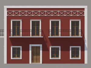 Mexican House 3D Model