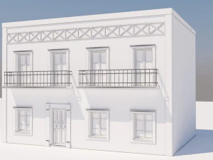Mexican House 3D Model