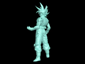 Goku Ultra Instinct Modèles 3D en vedette