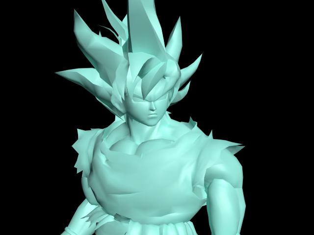 Goku Ultra Instinct 3d Model In Man 3dexport