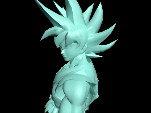 goku ultra instinct Modelo de Impressão 3D