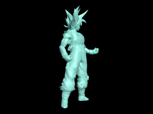 goku ultra instinct Modelo de Impressão 3D