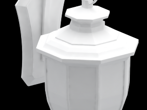light fixture wall lantern 3D 모델