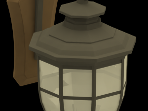 light fixture wall lantern 3D Model