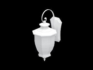 light fixture wall lantern 3D Model