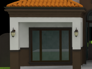 light fixture wall lantern 3D Model
