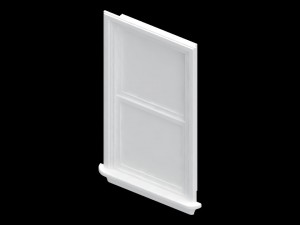 double hung window 3D 모델