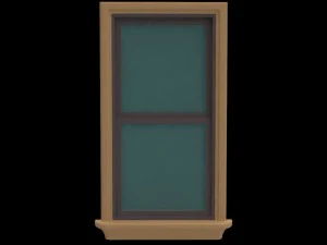 double hung window 3D Model