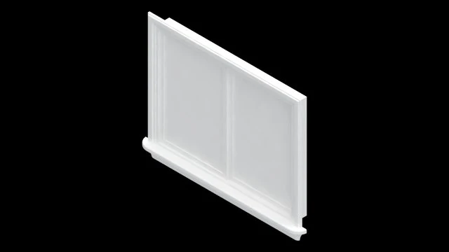 horizontal slider window 3D Model .c4d .max .obj .3ds .fbx .stl .blend 