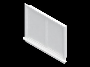 horizontal slider window 3D 모델