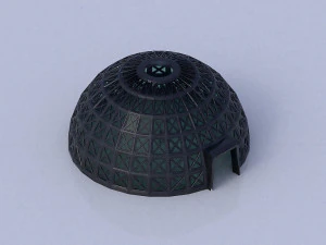 dome with entry and glass panels 3D Model