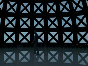 dome with entry and glass panels 3D Model