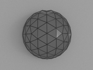 geodesic dome with entry Modelo 3D