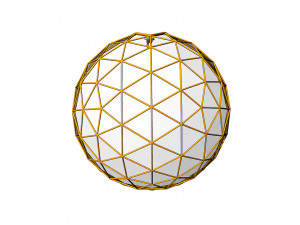 geodesic dome with entry Modelo 3D