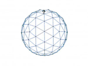geodesic dome with entry 3D Model
