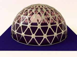 dome geodesic dome mandala pattern structure 3D Model
