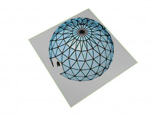 dome geodesic dome mandala pattern structure 3D Model