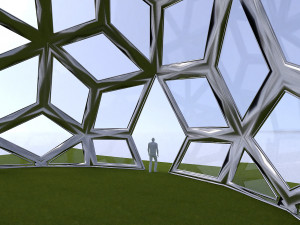 diamond pattern geodesic dome like structure 3D 模型